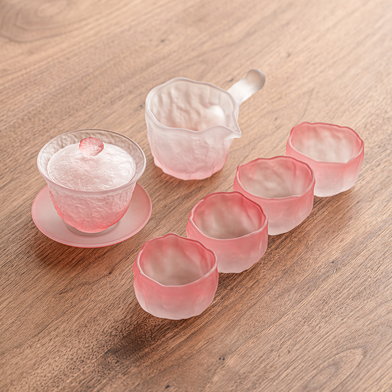 Korean Tea Set - Glass Kung Fu Tea Set Gradient