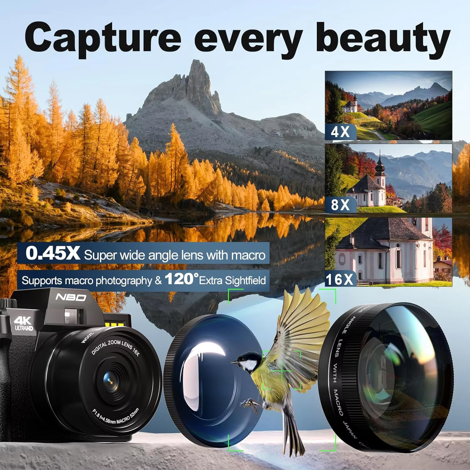 NBD S100F 48MP 4K Digital Came - đánh giá và giá Korean Lifestyle Vlogs