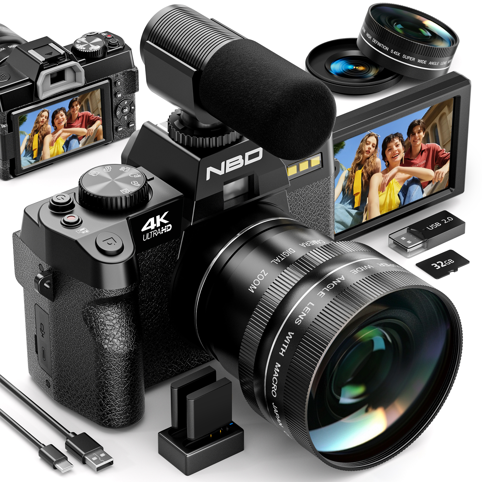 NBD S100F 48MP 4K Digital Came - đánh giá và giá Korean Lifestyle Vlogs