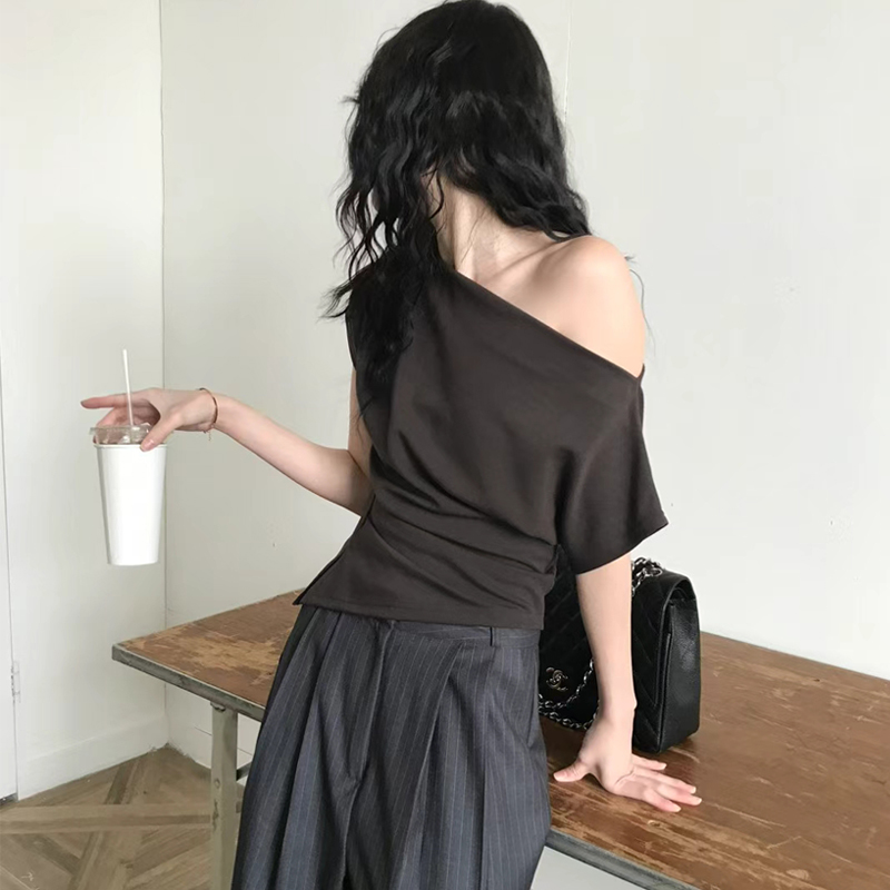Elegant One-Shoulder Design Se - đánh giá và giá Korean Women Lifestyle