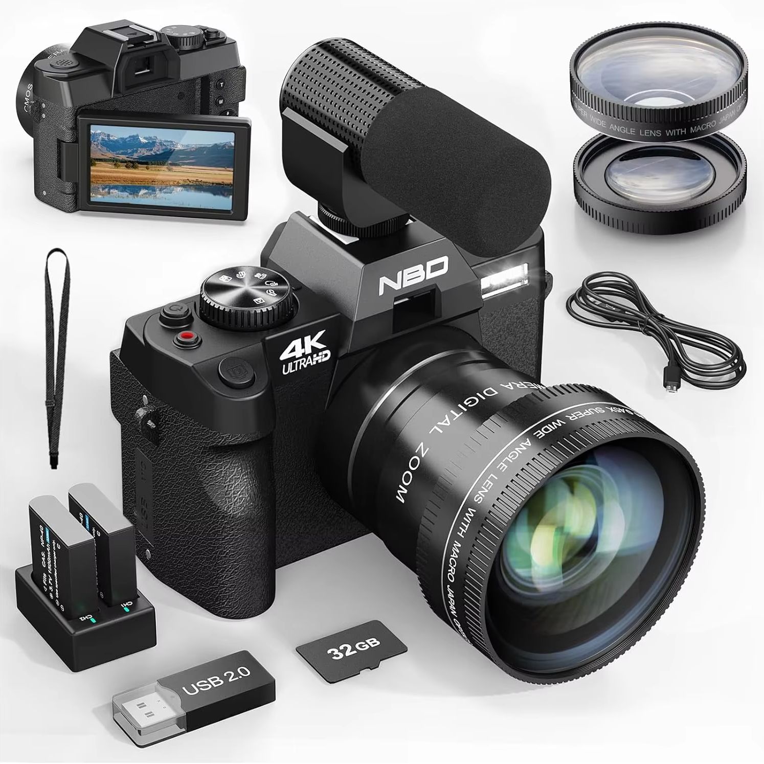NBD S100F 48MP&4K Digital Came - đánh giá và giá Korean Lifestyle Vlogs