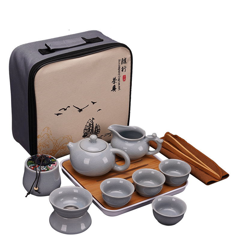 Portable Travel Ceramic Chines - đánh giá và giá Korean Tea Set