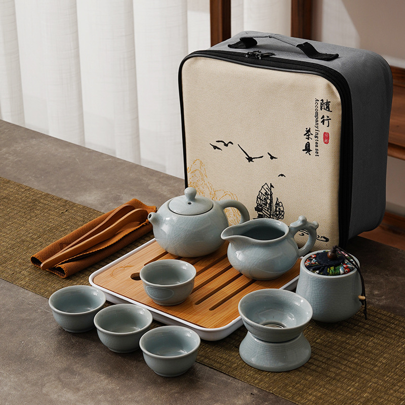 Portable Travel Ceramic Chines - đánh giá và giá Korean Tea Set