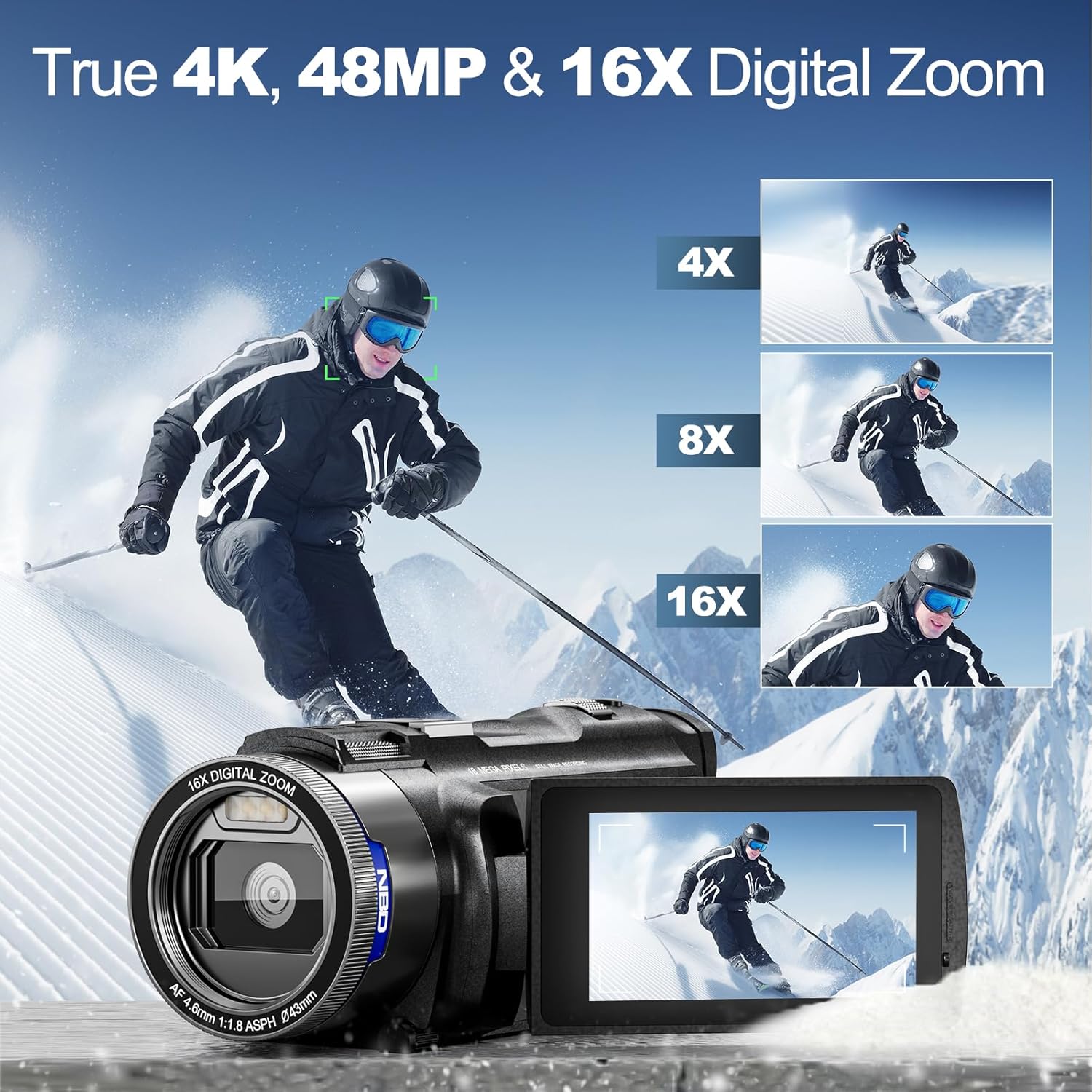 NBD 4K Camcorder Video Camera  - đánh giá và giá Korean Lifestyle Vlogs