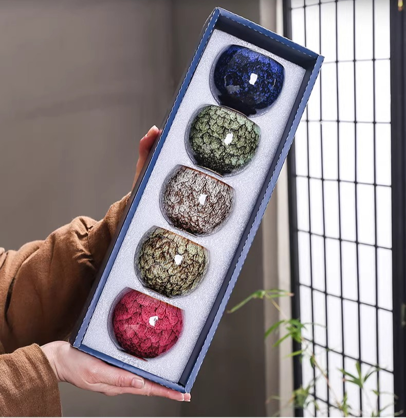 Unique Dragon Egg Jian Ware Te - đánh giá và giá Korean Tea Set