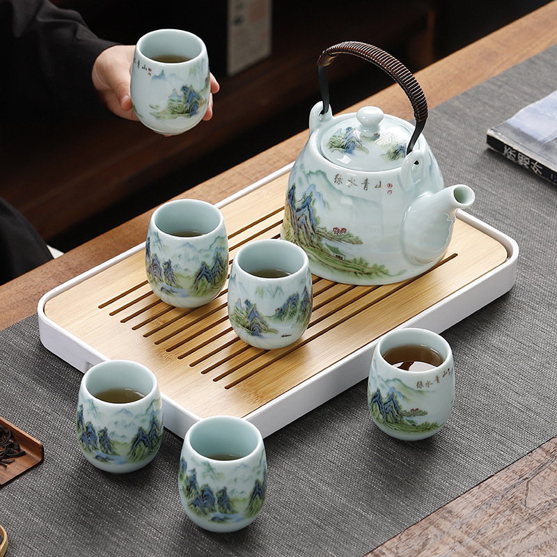 Ceramic tea cup, Japanese styl - đánh giá và giá Korean Tea Set