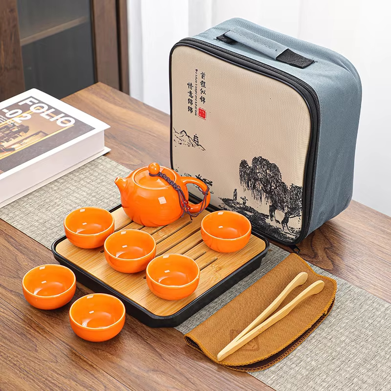 Chinese Kung Fu Travel Set, Ce - đánh giá và giá Korean Tea Set