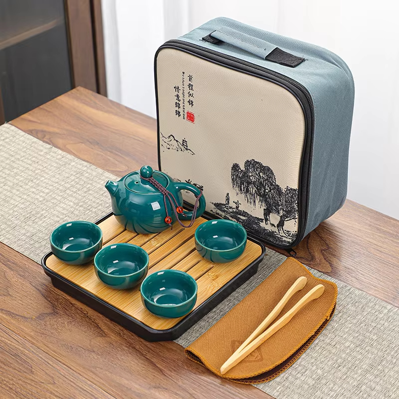 Chinese Kung Fu Travel Set, Ce - đánh giá và giá Korean Tea Set