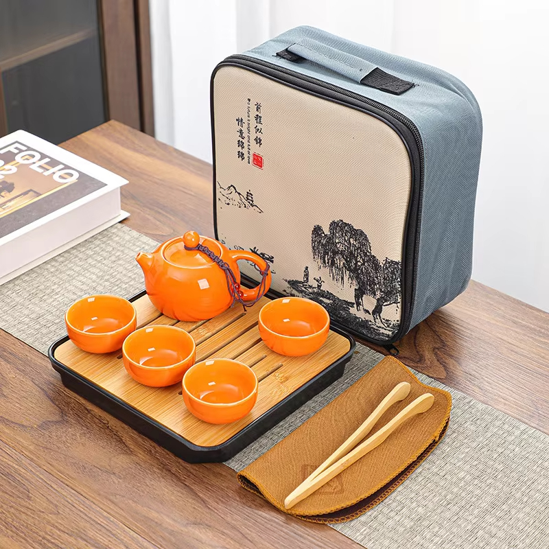 Chinese Kung Fu Travel Set, Ce - đánh giá và giá Korean Tea Set
