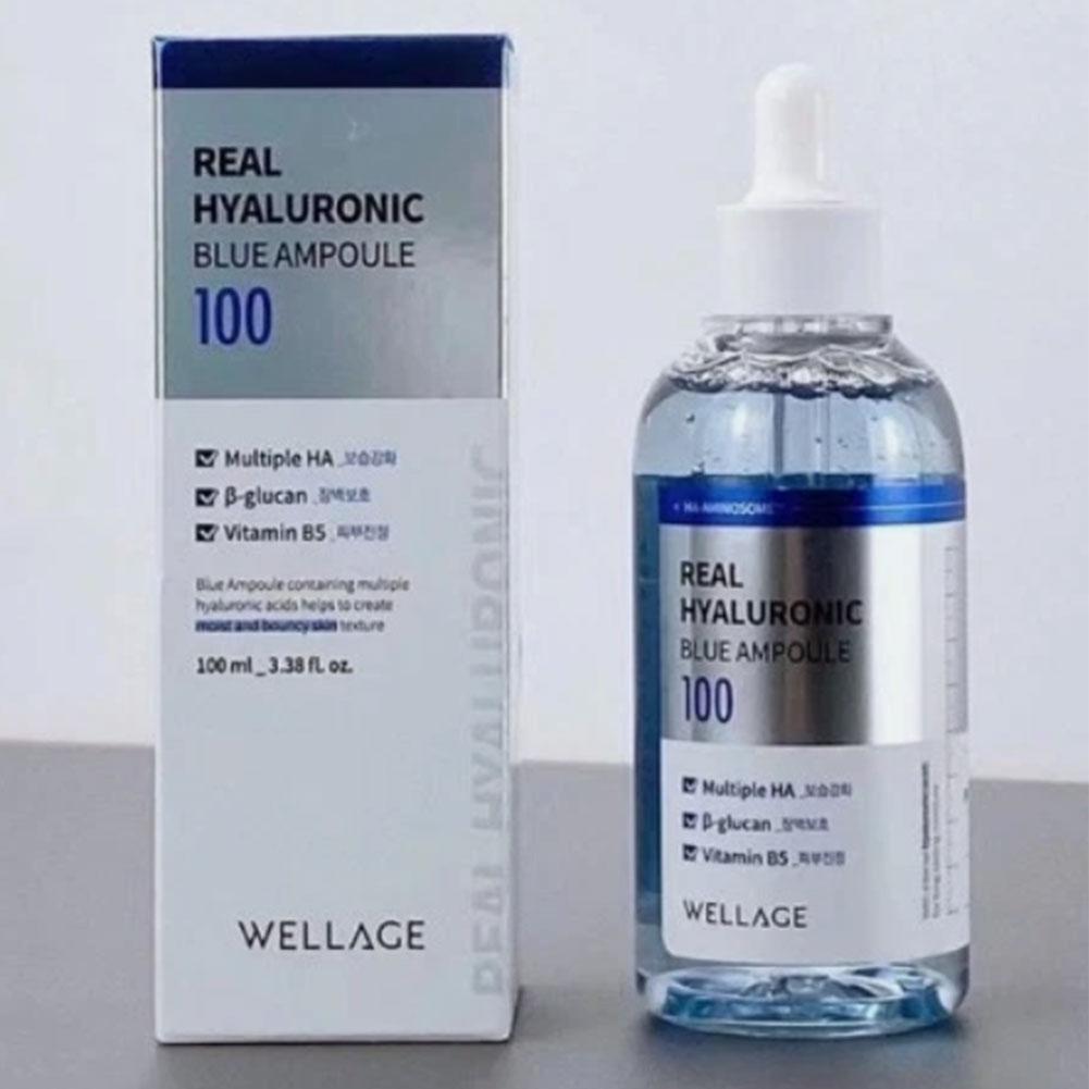 100ml WELLAGE Hyaluronic Acid  - đánh giá và giá Essence Serum Toner