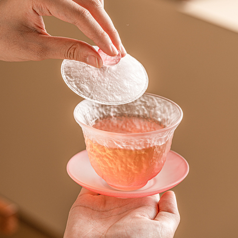 Glass Kung Fu Tea Set Gradient - đánh giá và giá Korean Tea Set