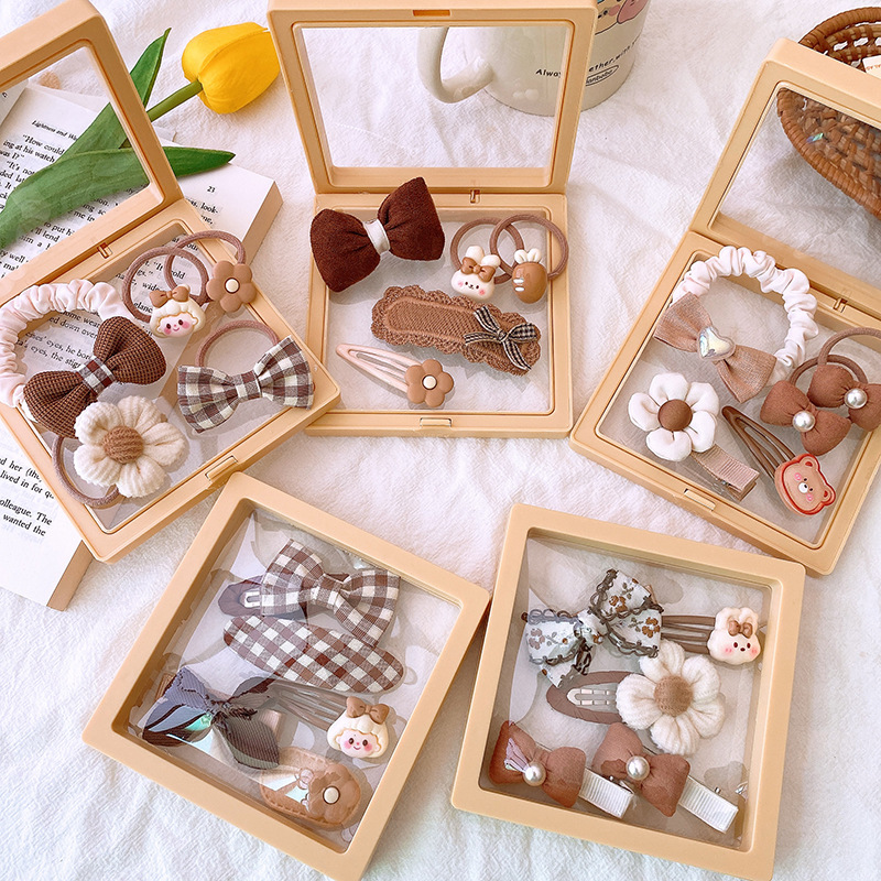 5Pcs Hair Accessory Set Milk T - đánh giá và giá Korean Tea Set