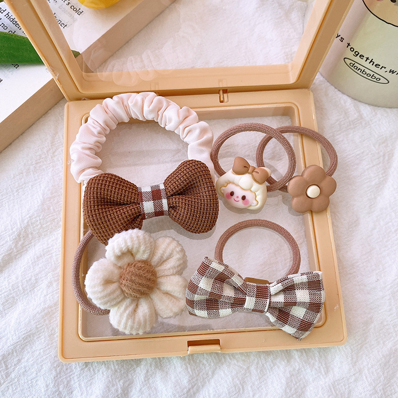 5Pcs Hair Accessory Set Milk T - đánh giá và giá Korean Tea Set
