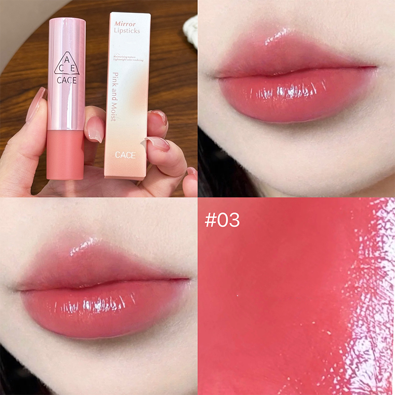CACE Watery Mirror Lip Glaze H - đánh giá và giá Lip Tint Korean