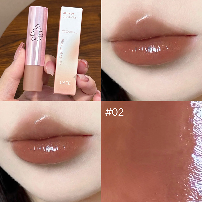 CACE Watery Mirror Lip Glaze H - đánh giá và giá Lip Tint Korean