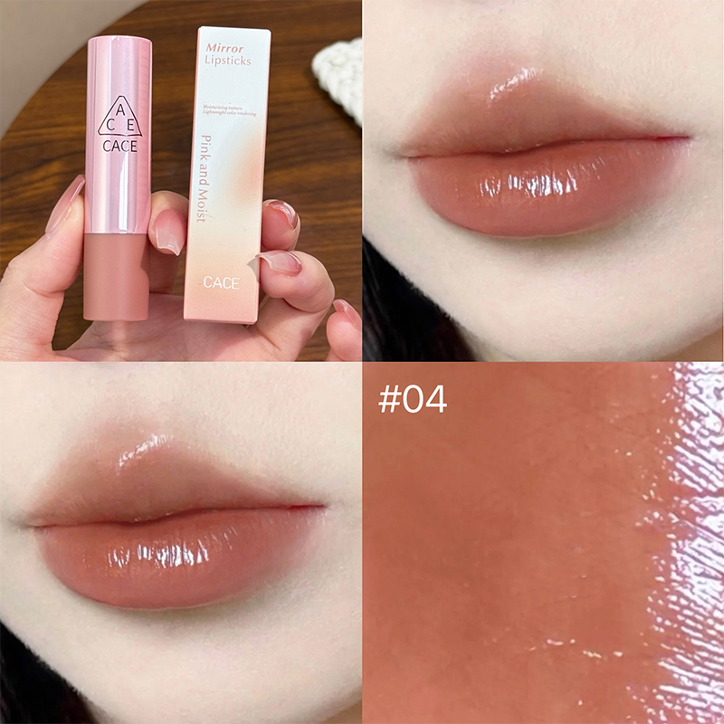 CACE Watery Mirror Lip Glaze H - đánh giá và giá Lip Tint Korean