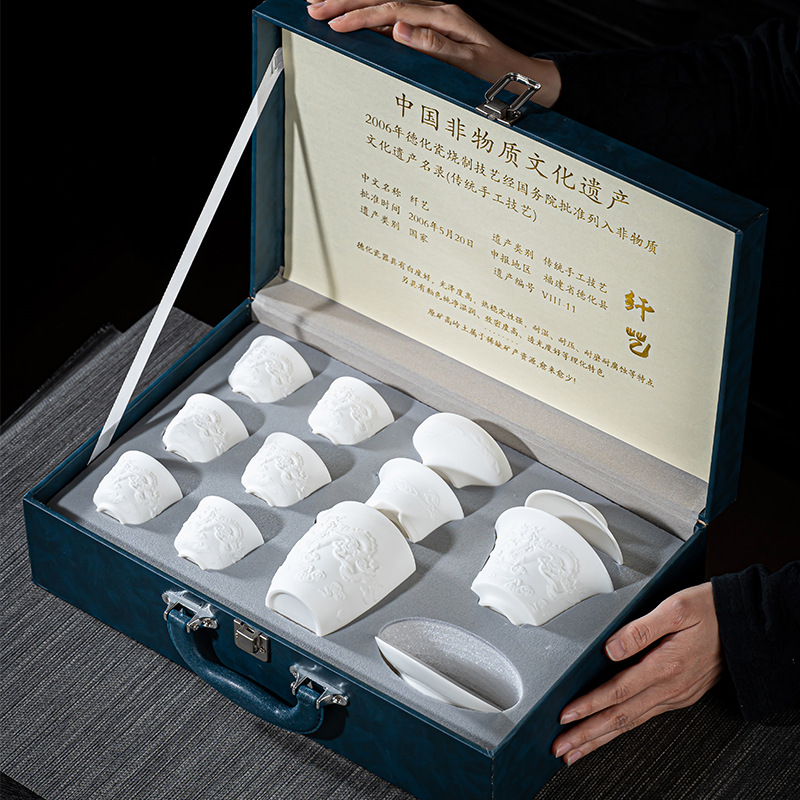 Dehua White Porcelain Lambswoo - đánh giá và giá Korean Tea Set