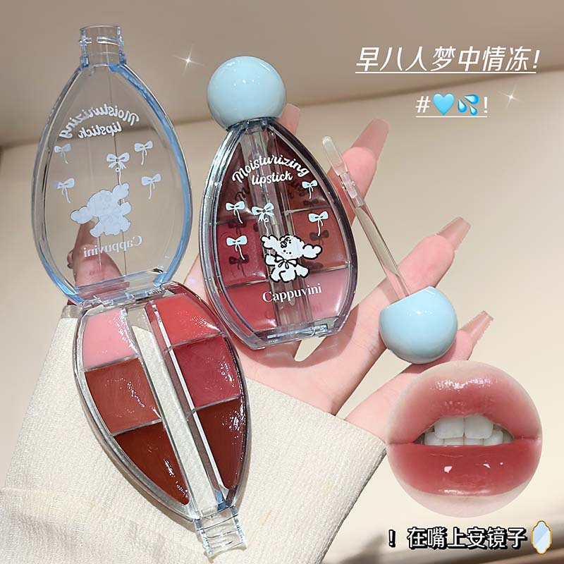 Korean Fashion Six-color Mirro - đánh giá và giá Lip Tint Korean