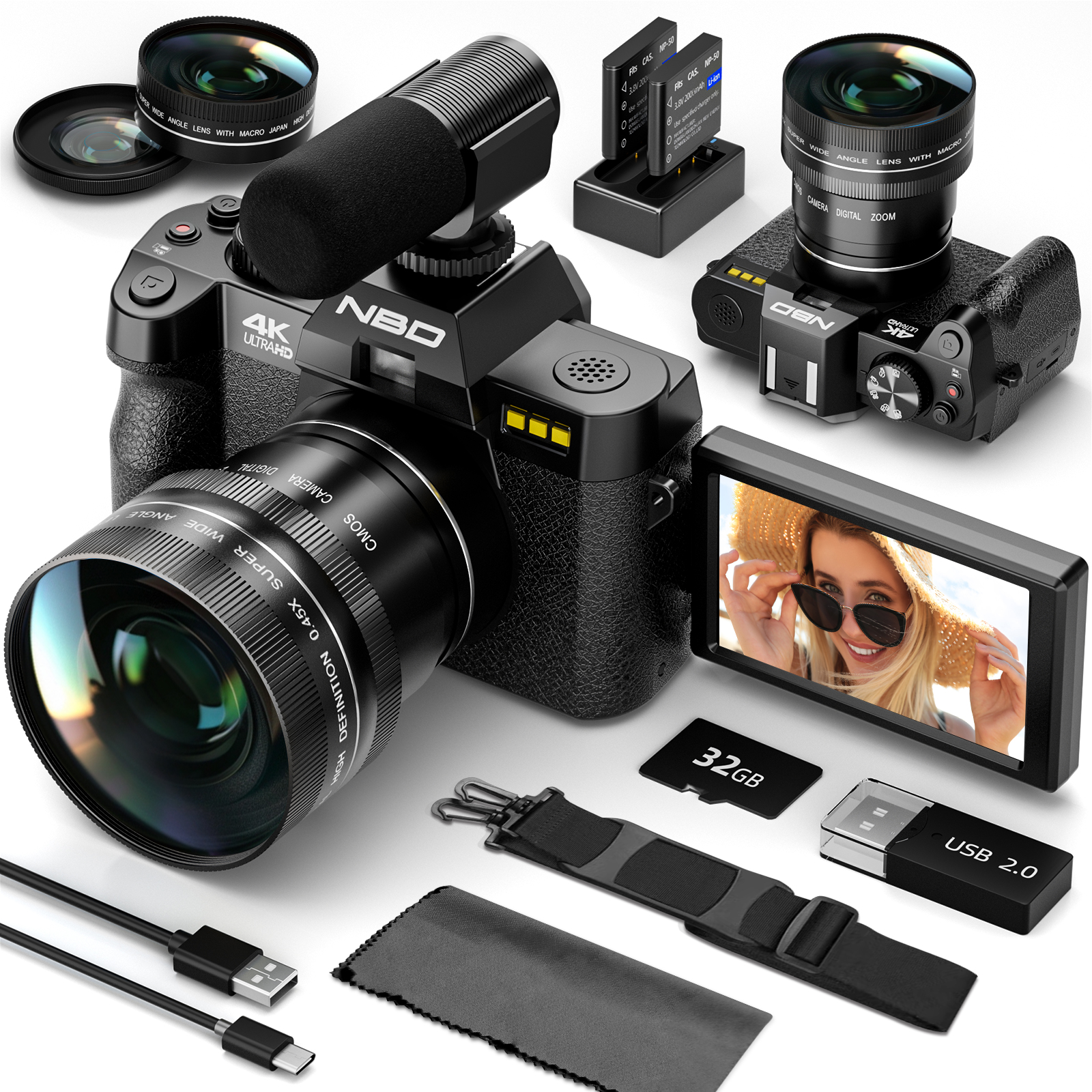 NBD 48MP 4K Digital Camera S10 - đánh giá và giá Korean Lifestyle Vlogs