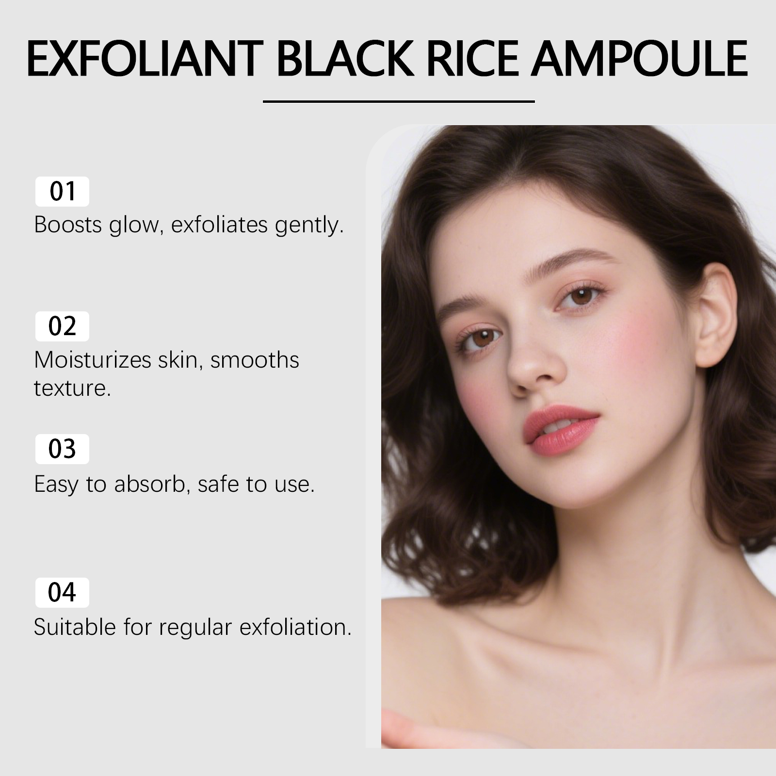 Glow Rice Ampoule White Black  - đánh giá và giá Essence Serum Toner