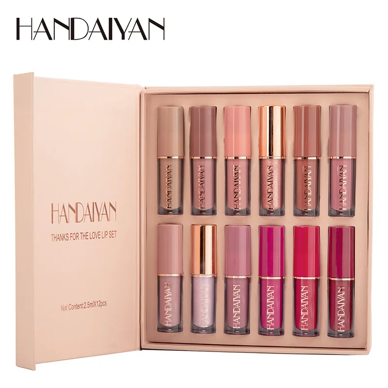 12pcs Moisturizing Liquid Lips - đánh giá và giá Lip Tint Korean