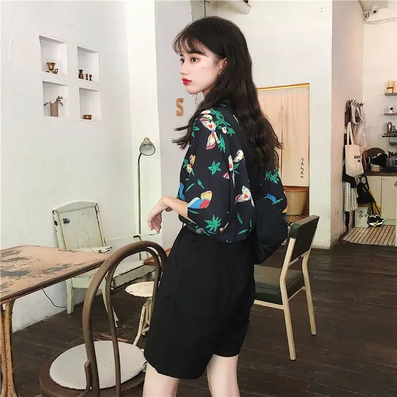 Shirts Women Corduroy Patch Po - đánh giá và giá Korean Daily Lifestyle