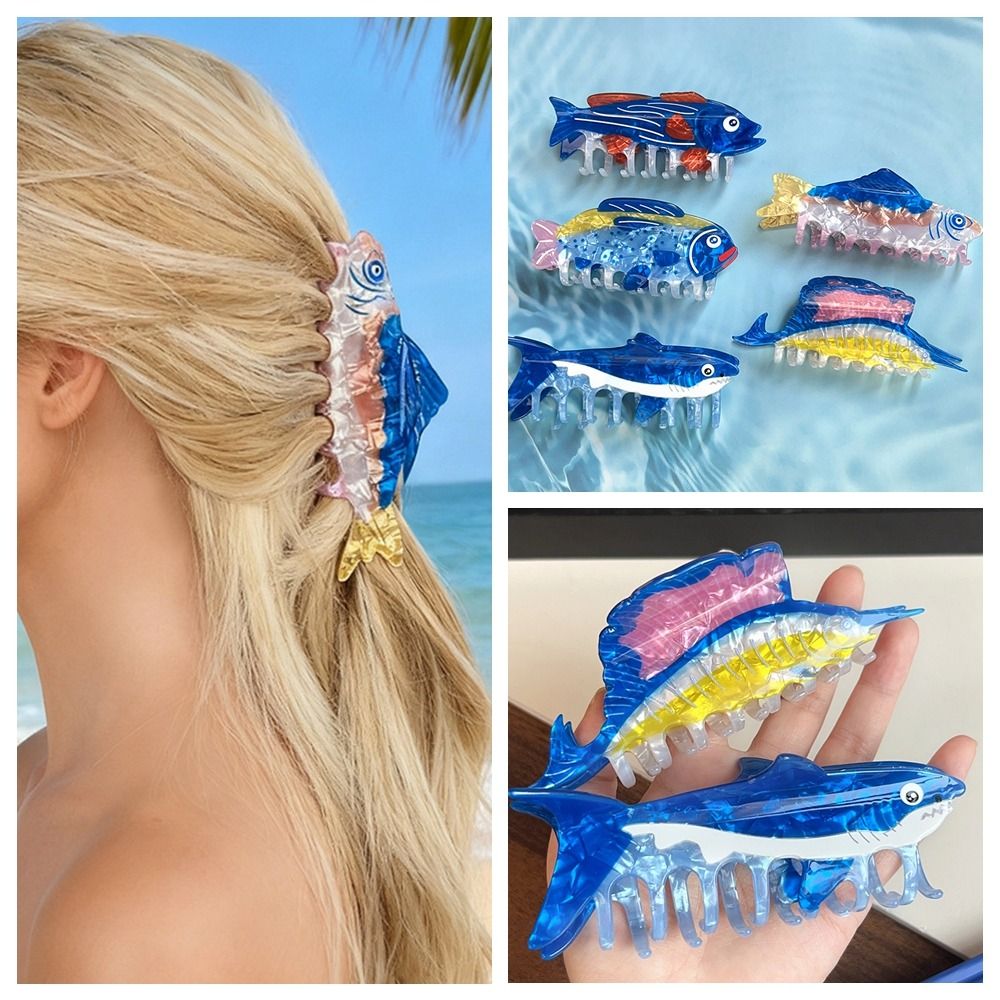 Hairpin Ocean Animal Hair Claw - đánh giá và giá Korean Women Lifestyle