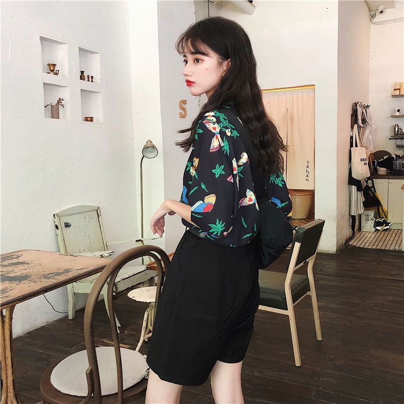 Shirts Women Corduroy Patch Po - đánh giá và giá Korean Daily Lifestyle